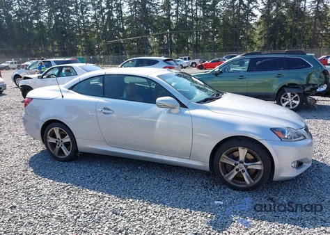 2012 Lexus Is 350C from USA, damaged, VIN JTHFE2C26C2508677